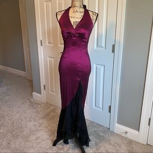 Pinup Couture Tafetta and lace flamenco dress